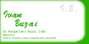 ivan buzai business card